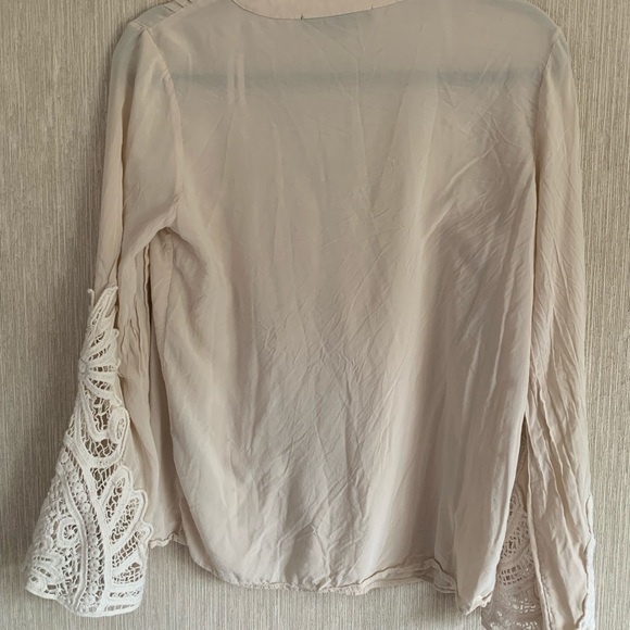 Love Stitch Size Small Pink BoHo Blouse - Picture 6 of 8